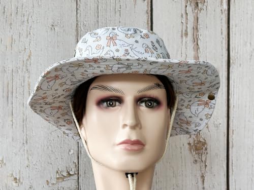 Image of Wide Brim Bucket Hat for Women Girl Men Boy