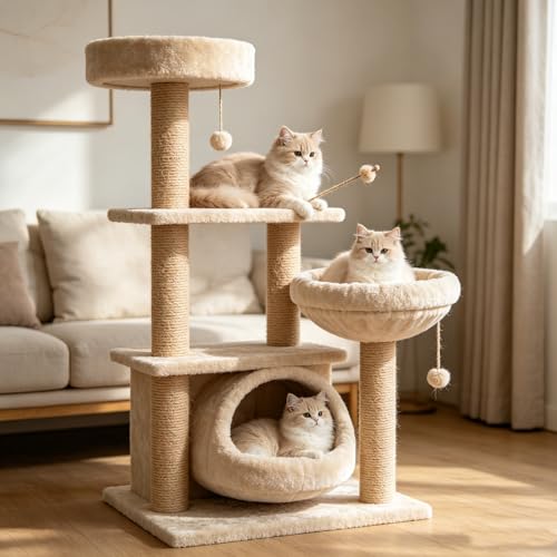 Repuesto Poste de Sisal para Rascador de Gato 14"x3" miniatura 3