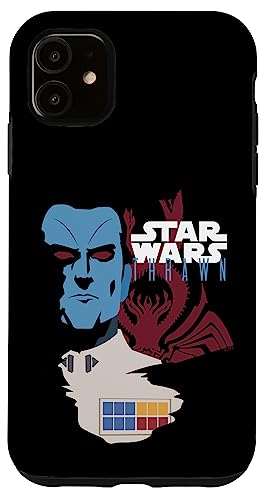 Coque Star Wars Thrawn pour iPhone 11 antichoc avec impression vintage