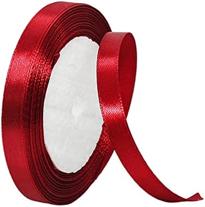 Yellow Ribbon 20mm for Gift Wrapping,22M Double Sided Satin Ribbon Yellow Polyester Ribbon Balloon Ribbon Fabric Thick Ribbon for Crafting,Christmas,Valentine,Bouquets,Cake Wedding Party Decoration