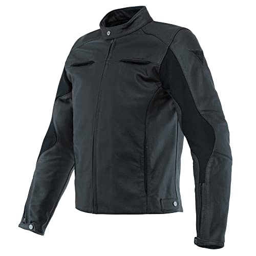 Dainese Razon 2 Veste en cuir de moto, schwarz, 58