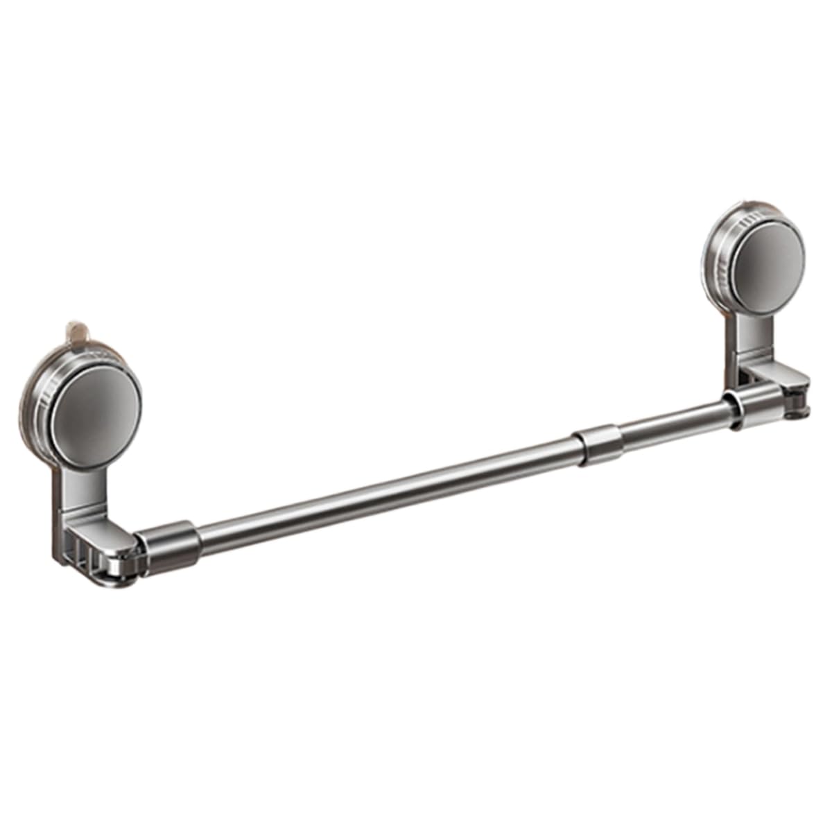 IJSDNVJNDX No-Punching Retractable Towel Robe Coat Rack Bathroom Suction Cup Wall Towel Holder Kitchen Bathroom Organizer Shelf A