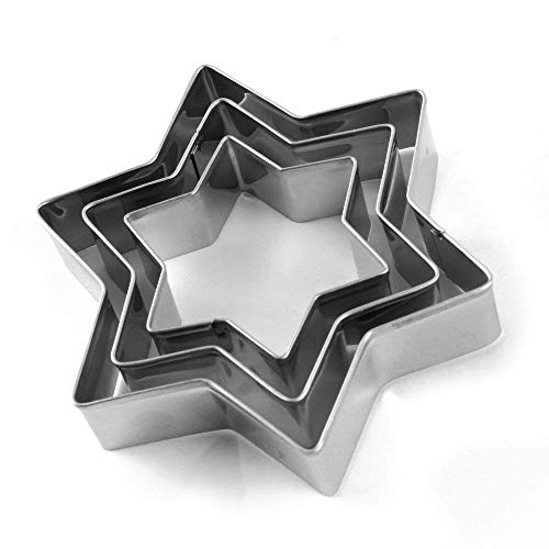 Toxham Cookie Cutter Stainless Steel Cookie Cutter with 4Shape, 12 Pieces
