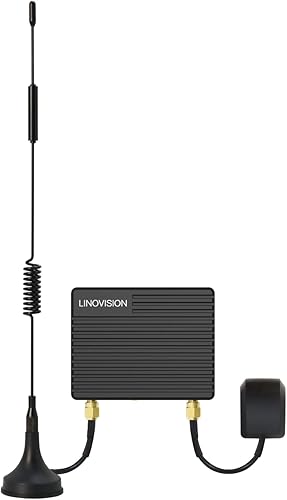 LINOVISION Mini enrutador industrial 4G LTE con bajo consumo de energía, GPS, RS232RS485, DIDO, modo dongle USB para computadora, enrutador celular
