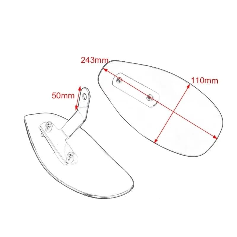 Accessoires moto protège-main modifié pour custom 883