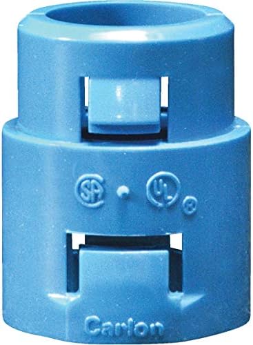 Thomas & Betts A253D-CAR 1/2-Inch ENT Smurf Terminator Adapter, Blue image 2