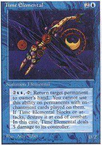 Magic The Gathering - Time Elemental - Elementale del Tempo