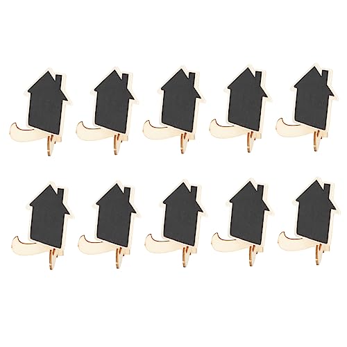 HOODANCOS 10pcs Small Miniature Chalkboard Signs Versatile Tabletop for Food Labels Wedding Decor Message Boards and Party Decorations