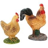 Décorations de poulet : modèle élaboré avec un savoir-faire raffiné, à collectionner et qui ajoute également une décoration à votre maison avec une fonction réaliste, modèle de poulet émulé