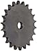 Martin Roller Chain Sprocket, Reboreable, Type A Hub, Single Strand, 06B Chain Size, 9.525mm Pitch, 22 Teeth, 10mm Bore Dia., 71.96mm OD, 5.21mm Width