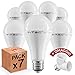 7 pezzi, Lampadine LED V-Tac E27, 15W (1350 lumen equivalenti a 90W), Forma: Bulbo, Luce Bianco Caldo, Naturale o Freddo + 1 Sdoppiatore Omaggio