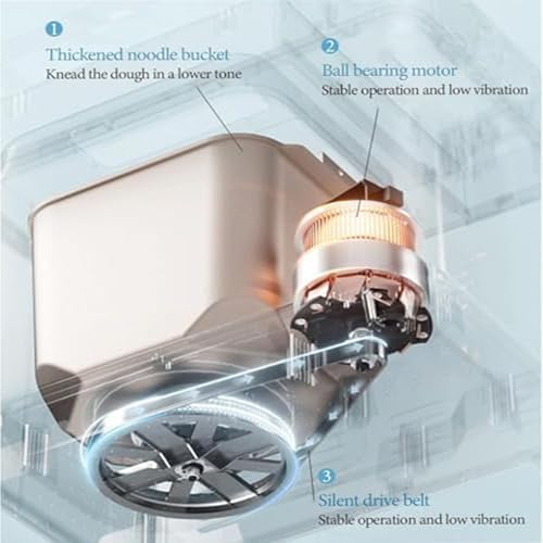 Genérico Máquina para Hacer Pan, 220 V, 600 g de Capacidad, 400 W, 13 Menús Preestablecidos, Amasado y Fermentación Automáticos, Modelo FzxE245