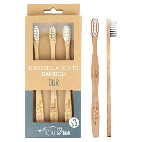Feel Natural Hard Toothbrushes Pack of 3 Cover