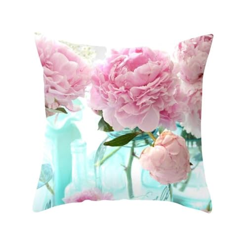 GREENLANS-1 Land Rose Square - Funda para Almohada