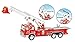 Amazing Fire Engine Truck Kids Toy: Bump & Go Rescue Car - Fire Truck Toys With Realistic Siren Sounds & Extending Ladder-Unique Gift Toys For 3 Year Old Boys & Girls