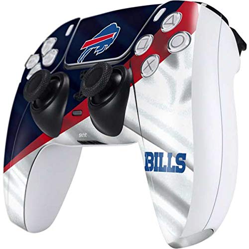 Skinit Decal Gaming Skin Compatible with PS5 Controller - Officially Licensed NFL Buffalo Bills Design