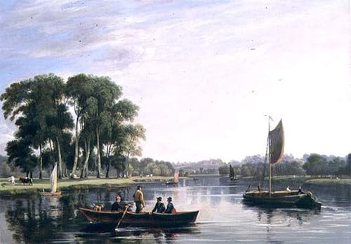 Tableaux posters Vue sur la Tamise Richmond William Daniell pour mur vide