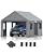 Fanpat 13x20 ft Heavy Duty Carport, Waterproof & UV Protected Carport with Reinforced Steel Frame, All-Weather Outdoor Shelter for Cars, Trucks, Vans, RVs, and Workshops