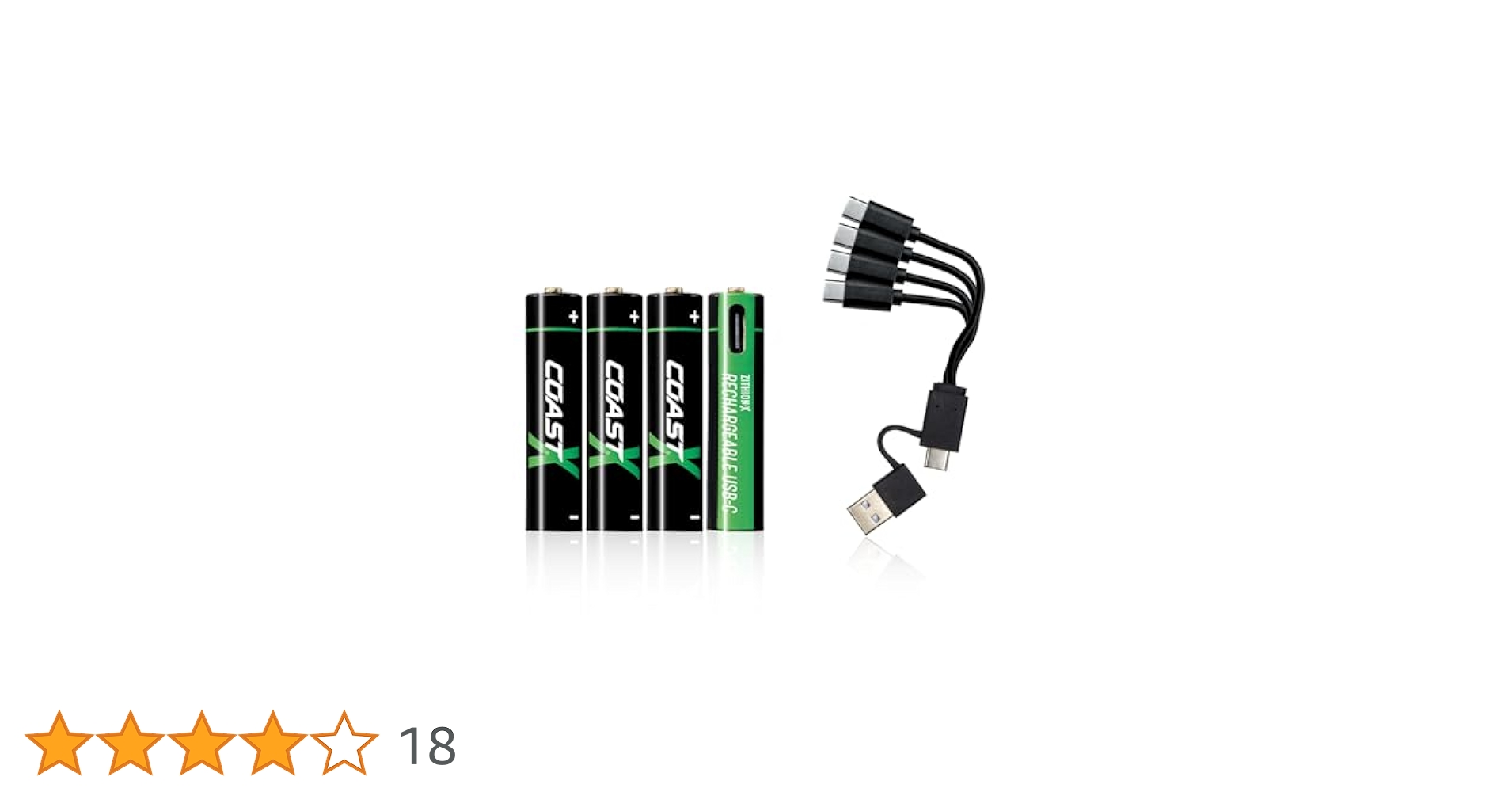 aaaさま専用 Coast ZITHION-X ZXAAA USB-C Rechargeable Batteries – COAST