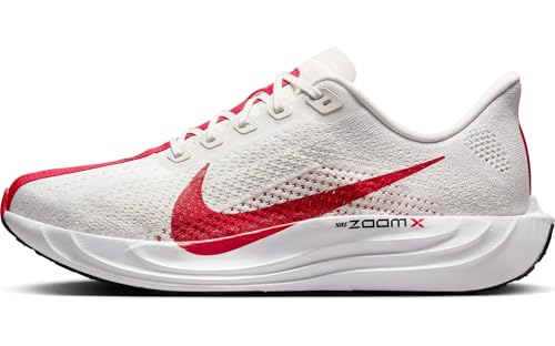Nike Pegasus Plus Men's Road Running Shoes (FQ7262-003, Platinum Tint/Phantom/Black/University Red) Size 11.5