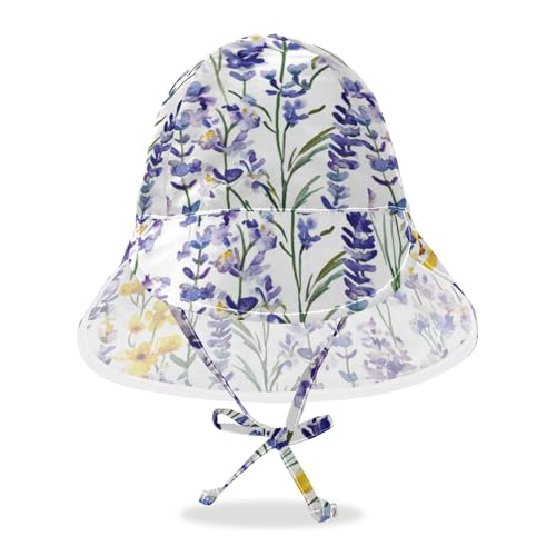 Unisex Baby Sun Hat Toddler Boy Beach Play Hats Girl UV Protection Wide Brim Traveling Swim Hat