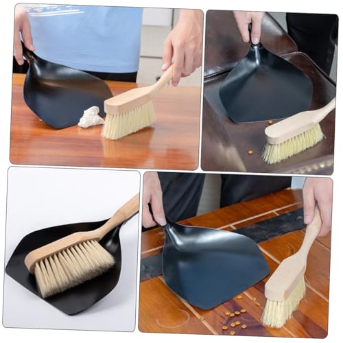 Anneome Mini Haushaltsbesen Set aus Robustem Langlebiges Kehrschaufel und Besen Kompakt für Büro und Zuhause Feine Verarbeitung Leicht zu Reinigen und Vielseitig Einsetzbar – Bild 3