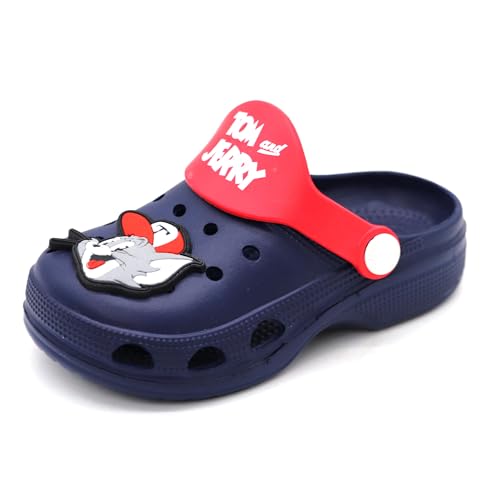 Image of SVAAR Tom & Jerry Kid's Attractive Clogs with Authentic Tom & Jerry Charms and Adjustable Back Strap