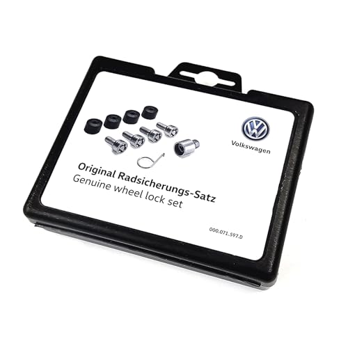 Volkswagen 000071597D Radschrauben M14 Felgenschloß Radschloß, 4 Stück