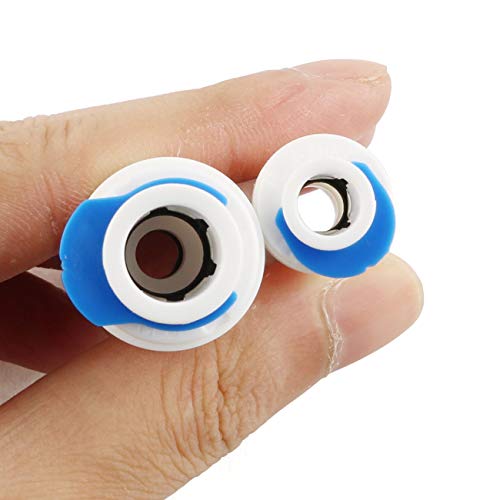 E-Outstanding Quick Straight Connector 5Pcs 1/4Inch To 3/8Inch Od Quick Straight Push Connector Water Tube Pipe Fitting Kit For Ro Water Systems Purifiers Filters #TOP3