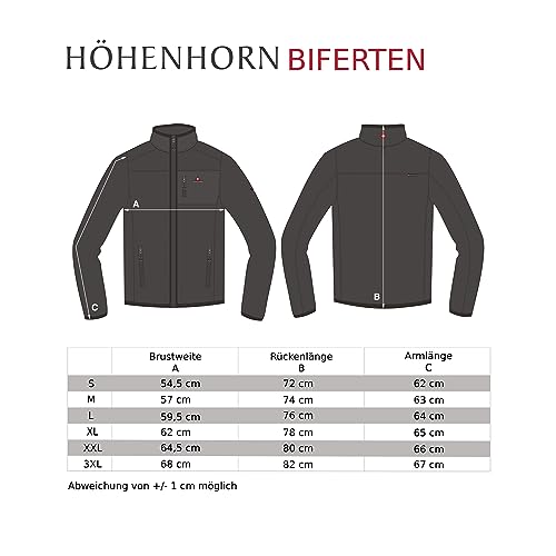 Höhenhorn Biferten Herren Militär Fleecejacke Outdoor Winddichte Jacke mit Kapuze – Bild 6