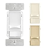 Eaton Universal Slide Dimmer 120V, Light Almond/White/Ivory