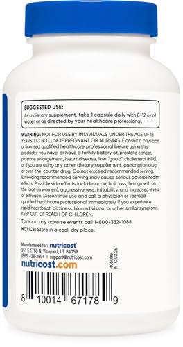 Nutricost DHEA 50 mg Capsules