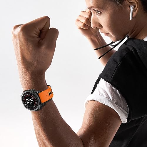 Correa de silicona 26 mm compatible con Garmin Fenix 7X miniatura 6