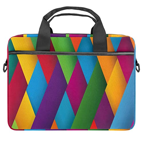 Bandolera para portátil de 13 a 14.5 pulgadas maletín multicolor con asas y protección para tablet