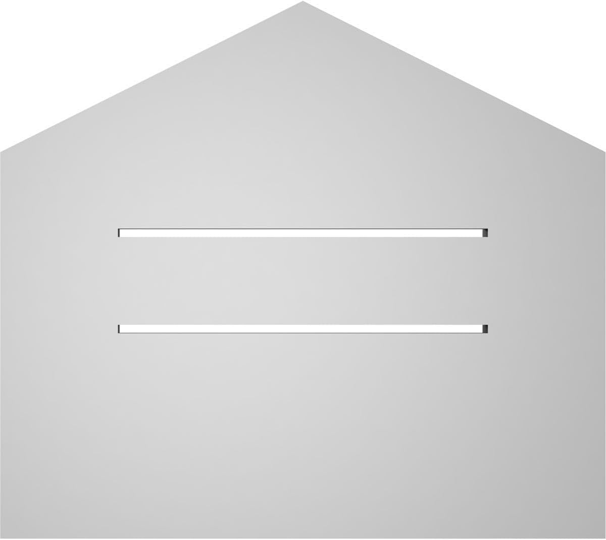 GVSPE18X1601SF-06 Peaked Top Standard Frame, Primed Tan Signature Series Surface Mount Gable Vents, 18-in. W x 16-in. H