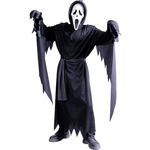 FUN WORLD EASTER UNLIMITED Scream Ghost Face Halloween Costume for Boys, Small, with Included Accessories