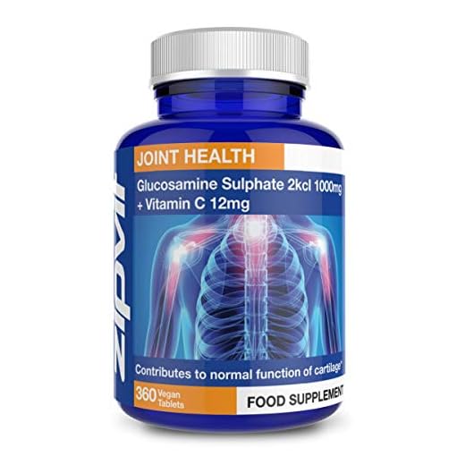 Sulfato de Glucosamina 2KCI 1000mg, 360 comprimidos. Suministro de todo 1 año.