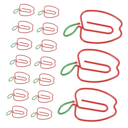 Trombones pomme métal 100 pièces pour organisation papier et création de marque-pages originaux