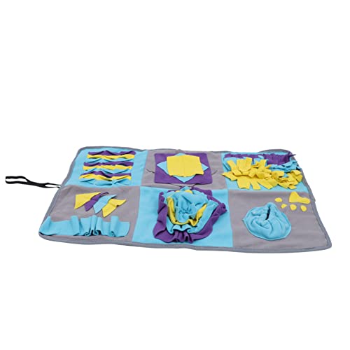 LIOOBO トレーニングブランケット ファブリック ために 尿 犬の訓練 犬用嗅覚マット 遅い 大きい 屋内 スナッフル ペット 犬の餌やりマット 愛犬採餌マット ノーズワークマット フリース