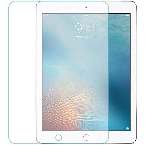 Screen Protector for iPad (9.7-Inch, 2018/2017 Model, 6th/5th Generation), iPad Air 1, iPad Air 2, iPad Pro 9.7-Inch, Tempered Glass Film (Transparent) Cover