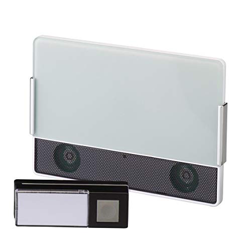 Heidemann Funkgong-Set HX Sound (Reichweite 200 m, 8 Melodien einstellbar, kompatibel mit HX-Geräten, stufenlose Lautstärkenregelung 70-97 dB) 70843