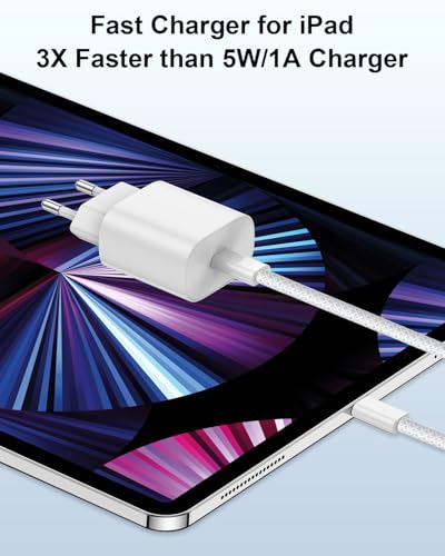 Snelle USB C-Oplader iPhone 17/16/15, 20W-Oplader USB C-Aansluiting en Usb c-Kabel 2M Snelle oplader iPhone USBC-oplader voor iphone 17/17 Pro Max/Air/16e/16 15 Plus/16 15 Pro Max, Pad, Netadapter - Afbeelding 4