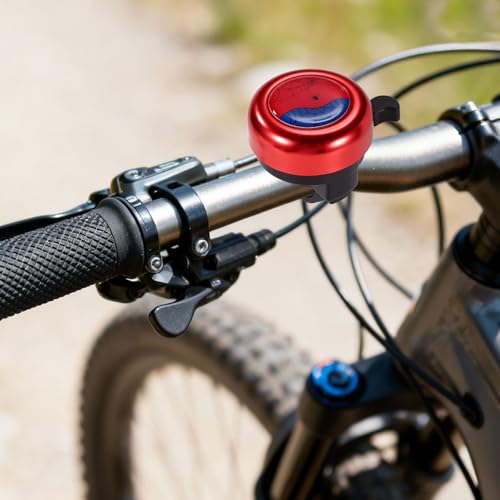 Bike Bell, Premium Durable Spider Bicycle Ringer Bell with Crisp Clear Sound Practical Bicycle Accessories Suitable for Boys Girls Toddlers