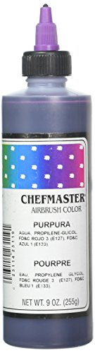Chefmaster Airbrush Spray Food Color, 9-Ounce, Purple