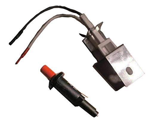 Image of 80462 Push‑Button Grill Igniter Kit - Compatible with Weber Q100 Q200 Q120 Q220 Q1000 Q2000, Gas Grill Fire Starter Replacement for Weber 386001 386002 566001