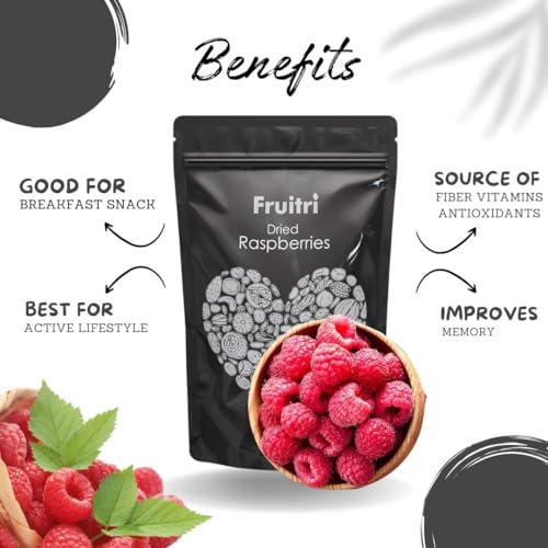 Image of Fruitri Dried Whole Raspberries 100Gram