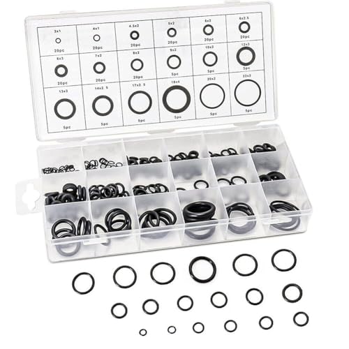 Tool Part for 225 Pcs Nitrile Rubber Rings Accessories Air Assortment Combo Facuet for Tap