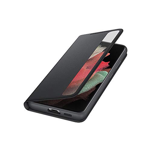 Capa Protetora Smart Clear View Preta Galaxy S21 ULTRA