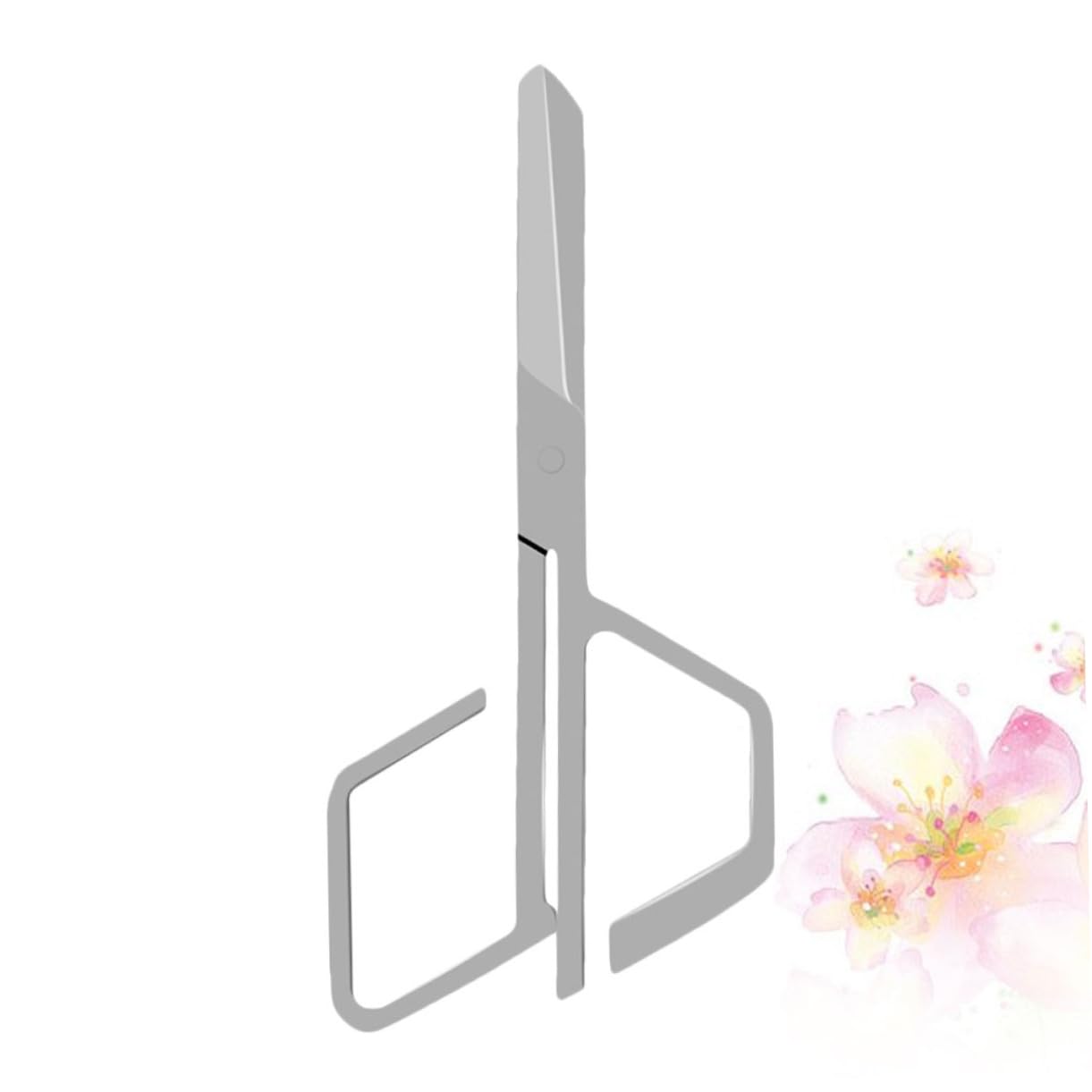 FOMIYES Elegant Stainless Steel Nose Hair Trimmer Eyebrow Scissors Clip Vibrissac Easy Handling for Both Genders