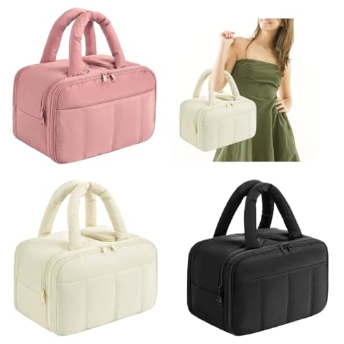 Trousse de toilette femme grande taille avec compartiments